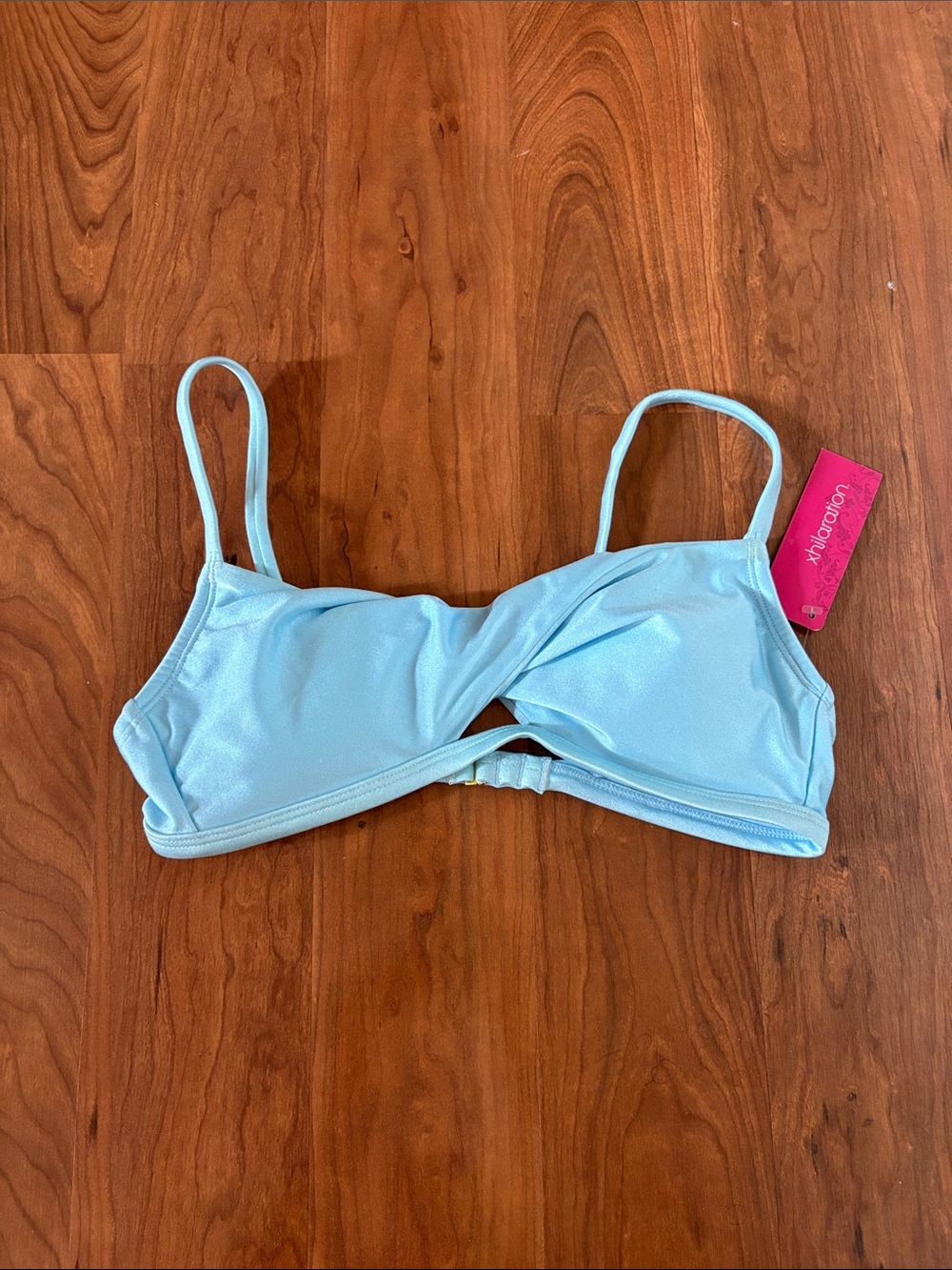 Xhilaration Light Blue Bikini Top